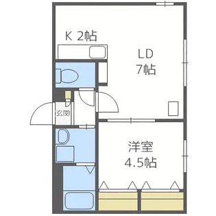cocoLu(ココル)【2階】の間取り