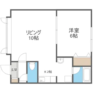 スカイハイツ III【1階】の間取り
