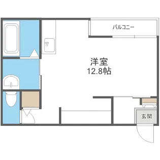Libertia苗穂駅前【3階】の間取り