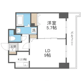 ティアラタワー中島倶楽部(III)【24階】の間取り