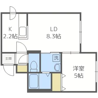 BIRTH(バース)【3階】の間取り
