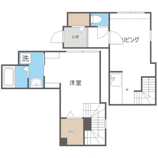 グランメール菊水1条【3階】の間取り