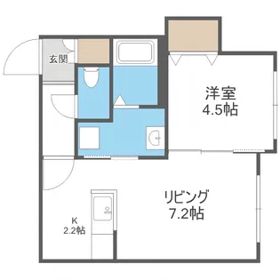 ウェリナ南郷10【4階】の間取り