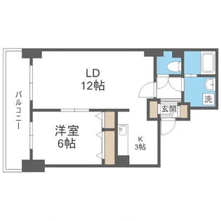 ティアラタワー中島倶楽部(II)【15階】の間取り