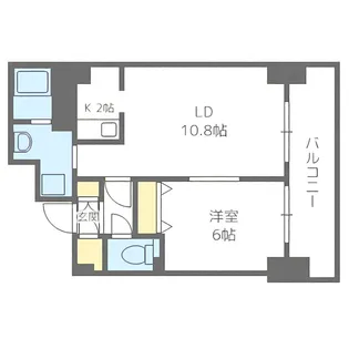ティアラタワー中島倶楽部(III)【3015号室】の間取り