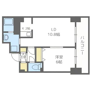 ティアラタワー中島倶楽部(III)【29階】の間取り