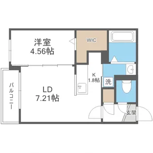 レジデンス菊水【2階】の間取り
