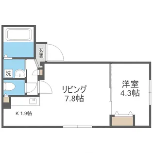 ASTI-STAGE -anela-【4階】の間取り