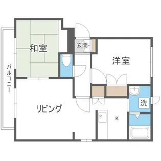 ハーベストコート【101号室】の間取り