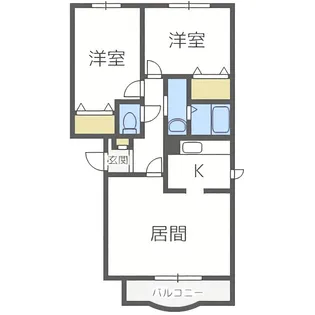 ハイム・エトワールC【302号室】の間取り