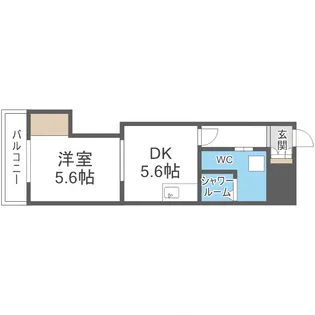 朝日プラザ北7条A棟【10階】の間取り