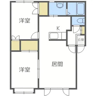 ラフィーネ Ⅰ【101号室】の間取り