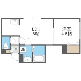 シャイニングスター菊水【202号室】の間取り