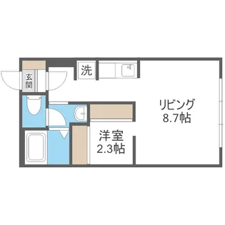 プラティーク札幌【302号室】の間取り