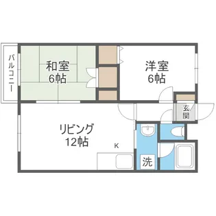 ソシアルコート伏見【4階】の間取り
