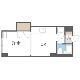シティパレス12【307号室】の間取り