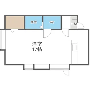 プラザ館 本通【203号室】の間取り