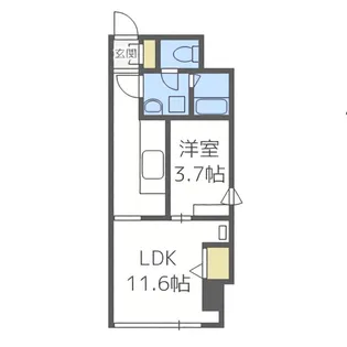 カサトレスネオ【902号室】の間取り
