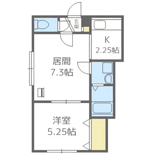 REN SPACE 美園(レンスペース美園)【3階】の間取り