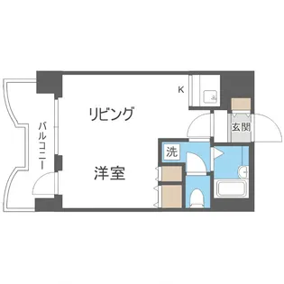 札幌ビオス館【1011号室】の間取り
