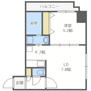 ISグランデ札幌【9階】の間取り