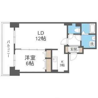 ティアラタワー中島倶楽部(III)【27階】の間取り