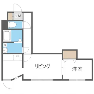 カラバオ白石【206号室】の間取り