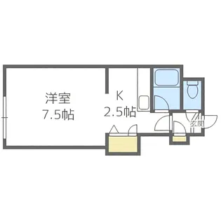 ジュオ山鼻【403号室】の間取り