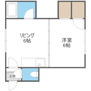 セ・ザンヌ13【6号室】の間取り