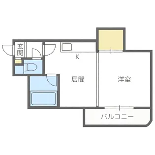 オルセー栄通【403号室】の間取り