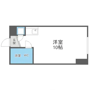 パークコート中の島【4階】の間取り