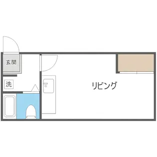 平岸グリーンビル【201号室】の間取り