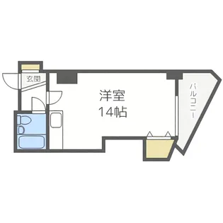 エクセレントハウス平岸【705号室】の間取り