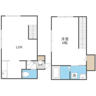 ル・グラン平岸1・7【301号室】の間取り