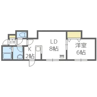 REST HILLS白石駅 A棟【3階】の間取り