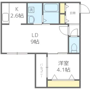 Bbloom 21(ブルーム)【1階】の間取り