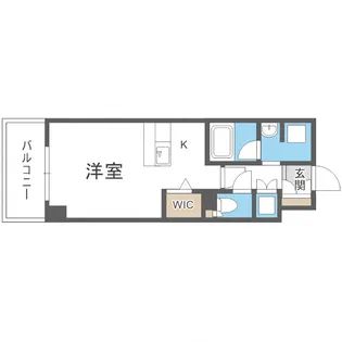 ホーリーフォート南平岸【1階】の間取り