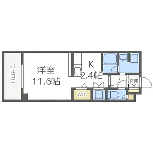 ホーリーフォート南平岸【2階】の間取り