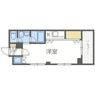 ホーリーフォート南平岸【4階】の間取り