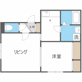 ビバリー札幌【3階】の間取り