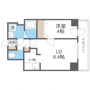 インボイス札幌レジデンス【3階】の間取り