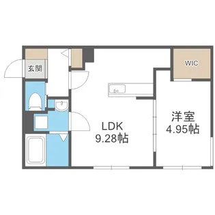 アーバス南円山【102号室】の間取り