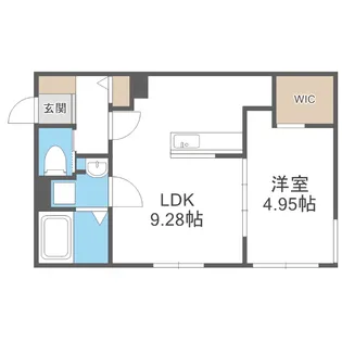 アーバス南円山【402号室】の間取り