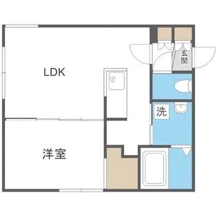 Aster月寒西Ⅱ【2階】の間取り