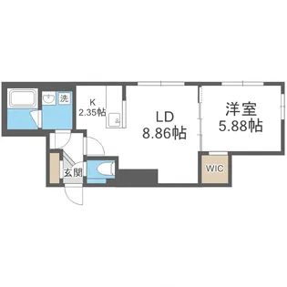 シティプレミア水車町【4階】の間取り