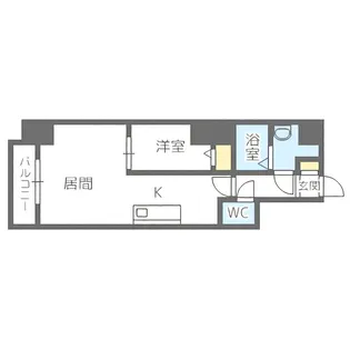 PRIME URBAN札幌医大前【11階】の間取り