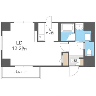 中鉱ビル【5階】の間取り