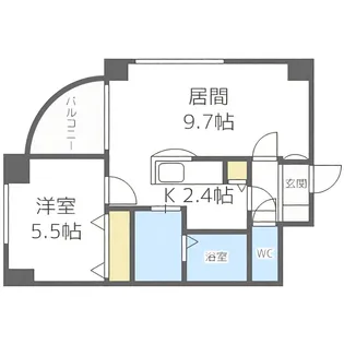 オンズドール【6階】の間取り