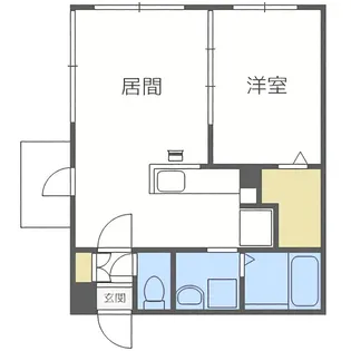 モルティーニ南円山【3階】の間取り