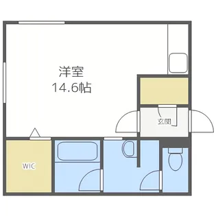 Finest 08 BLD【206号室】の間取り